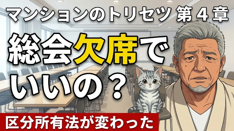 第4章 総会、欠席でいいの？ 区分所有法が変わった