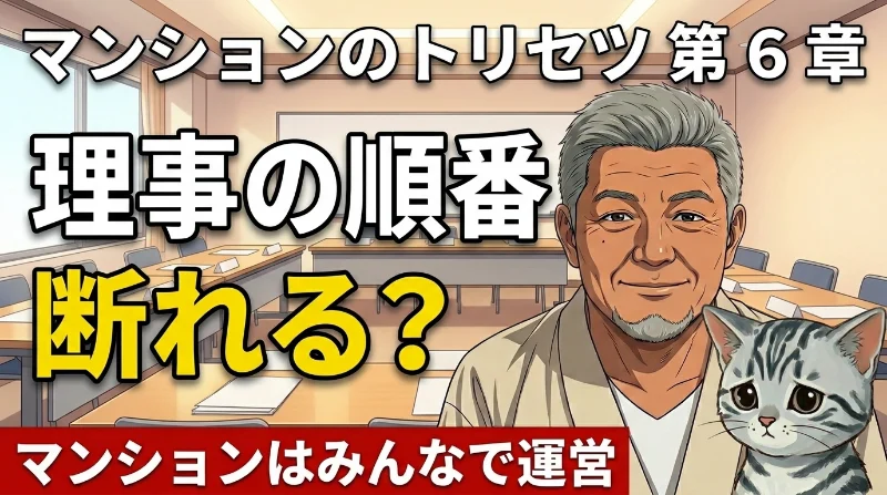 第6章 理事の順番、断ってもいいよね？